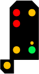 Sv für Fernbahnen-Einfahrsignal