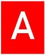 Nummernschild für absolutes Hauptsignal