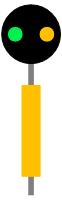 Vorsignal (rund)