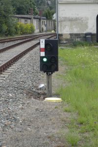 Ks-Zwergsignal zeigt Hp 1