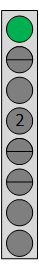 three blocks clear